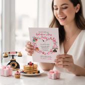 Whimsical Galentines Invitation Vintage Phone