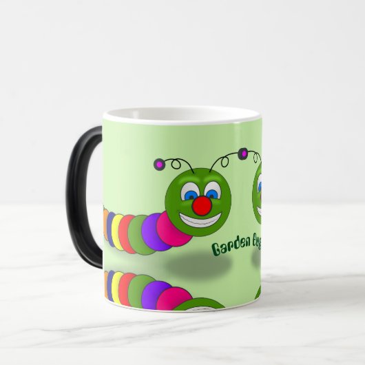 Whimsical Garden Bug Magische Mok (Voorkant links)