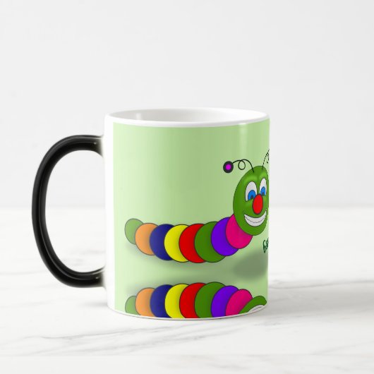 Whimsical Garden Bug Magische Mok (Links)