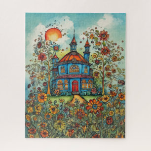 Whimsical Garden Cottage Legpuzzel