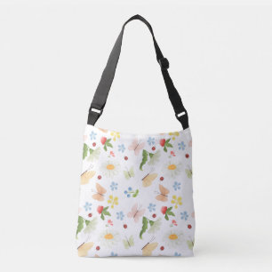 Whimsical Garden Crossbody Tas