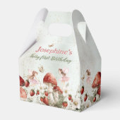 whimsical garden fairy first birthday custom bedankdoosjes (Voorkant Zijde)