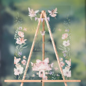 Whimsical garden Fairy First Birthday Welcome (Neutre)