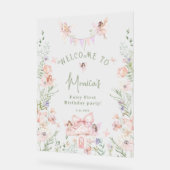 Whimsical garden Fairy First Birthday Welcome (Angle)