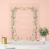 Whimsical Garden Fleur sauvage Mariage Bienvenue (Mariage)