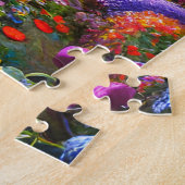Whimsical Garden gevuld met bloemen Legpuzzel (Zijkant)