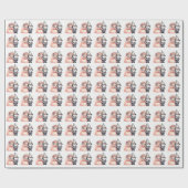 Whimsical Garden Gnome bruid & bruidegom bruiloft Cadeaupapier (Vlak)