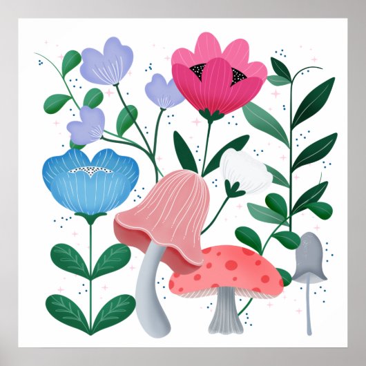 Whimsical Garden Poster (Voorkant)