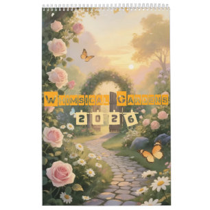 Whimsical Gardens - Een jaar van betoverde Natuur Kalender