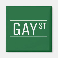 Whimsical Gay Street Sign Pride Queer LGBTIQ