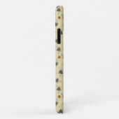 Whimsical Geel Honingbij Tekening Patroon Aangepas Case-Mate iPhone Case (Achterkant/rechts)