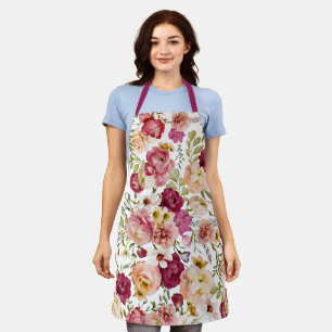 Whimsical Geïnspireerd Bloemen Schort