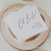 Whimsical Gender Neutral Oh Baby shower servetten