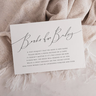 Whimsical Genderneutrale boeken voor Baby Informatiekaartje