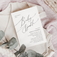 Whimsical Genre Neutre Baby Sprinkle Invitation