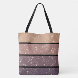 Whimsical Gestreepte Canvas tas - Esthetisch Abstr