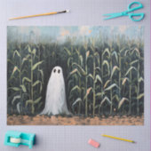 Whimsical Ghost Corn Field Decoupage Tissuepapier (Craft)