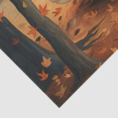 Whimsical Ghost Schattigee Herfst Decoupage Tissuepapier (Detail)