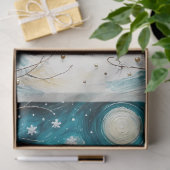 Whimsical Gingerbread Dreamscape Kerstmis Tissuepapier (Geschenk)