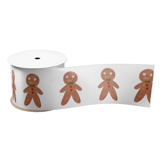 Whimsical Gingerbrood Man Kerstmis Lint (Spoel)