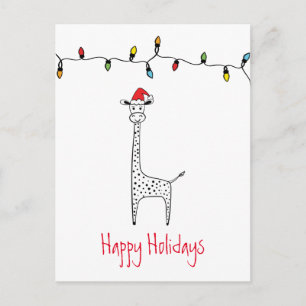 Whimsical-Giraffe Briefkaart