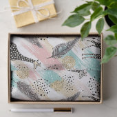 Whimsical Giraffe Polka Dot Pattern – Pastel Tissuepapier (Geschenk)