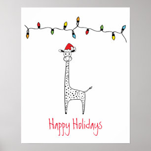 Whimsical-Giraffe Poster