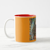 Whimsical Girl and Cat Mug "Quelqu'un m'écoute (Gauche)
