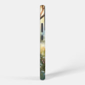 Whimsical Girl Dancing Through Birch Forest Samsung Galaxy Hoesje (Rechterkant)