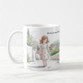 Whimsical Girl in Nature - Mug Moment paisible (Gauche)