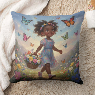Whimsical Girl Kussen