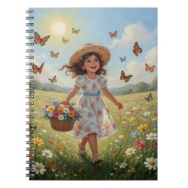 Whimsical Girl Notebook Notitieboek
