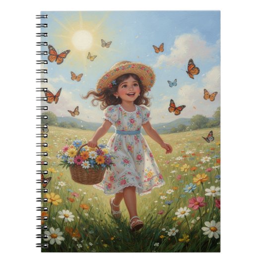 Whimsical Girl Notebook Notitieboek (Voorkant)