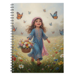 Whimsical Girl Notebook Notitieboek