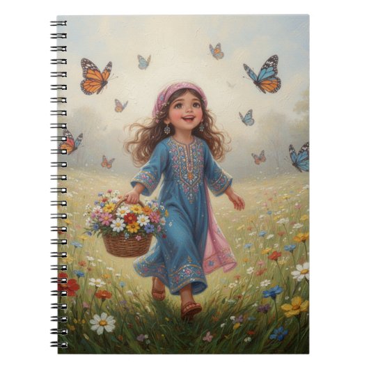 Whimsical Girl Notebook Notitieboek (Voorkant)