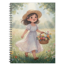 Whimsical Girl Notebook Notitieboek