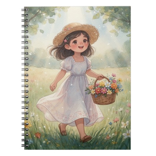 Whimsical Girl Notebook Notitieboek (Voorkant)