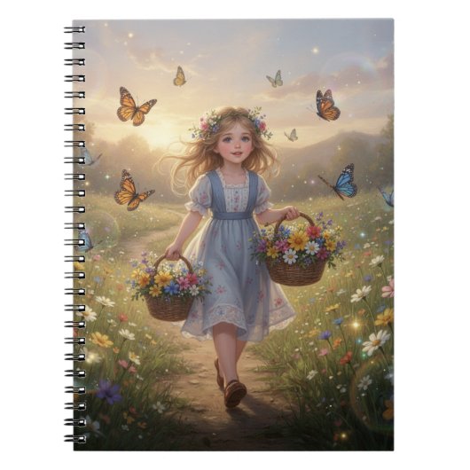 Whimsical Girl Notebook Notitieboek (Voorkant)