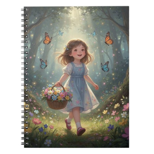 Whimsical Girl Notebook Notitieboek (Voorkant)