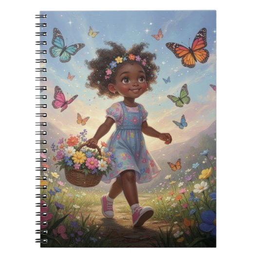 Whimsical Girl Notebook Notitieboek (Voorkant)