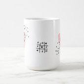 Whimsical Girls Coeur mignonne Mug Customisé (Centre)