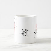 Whimsical Girls Coeur mignonne Mug Customisé (Centre)