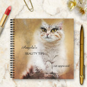 Whimsical Girly Funny Carnet de chat