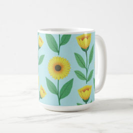 Whimsical Glee Bloom Koffiemok