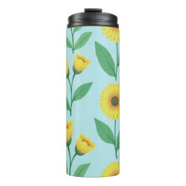 Whimsical Glee Bloom Thermosbeker
