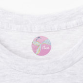 Whimsical Glitter Zeemeermin Beachy Onder het Zee Labels (Aangebracht)