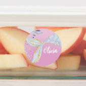 Whimsical Glitter Zeemeermin Beachy Onder het Zee Labels (Aangebracht)