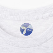 Whimsical Glitter Zeemeermin Beachy Onder het Zee Labels (Aangebracht)