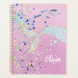 Whimsical Glitter Zeemeermin Beachy Onder het Zee Planner