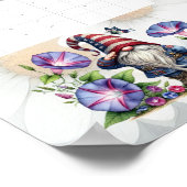 Whimsical Gnome Calendar Poster (Hoek)